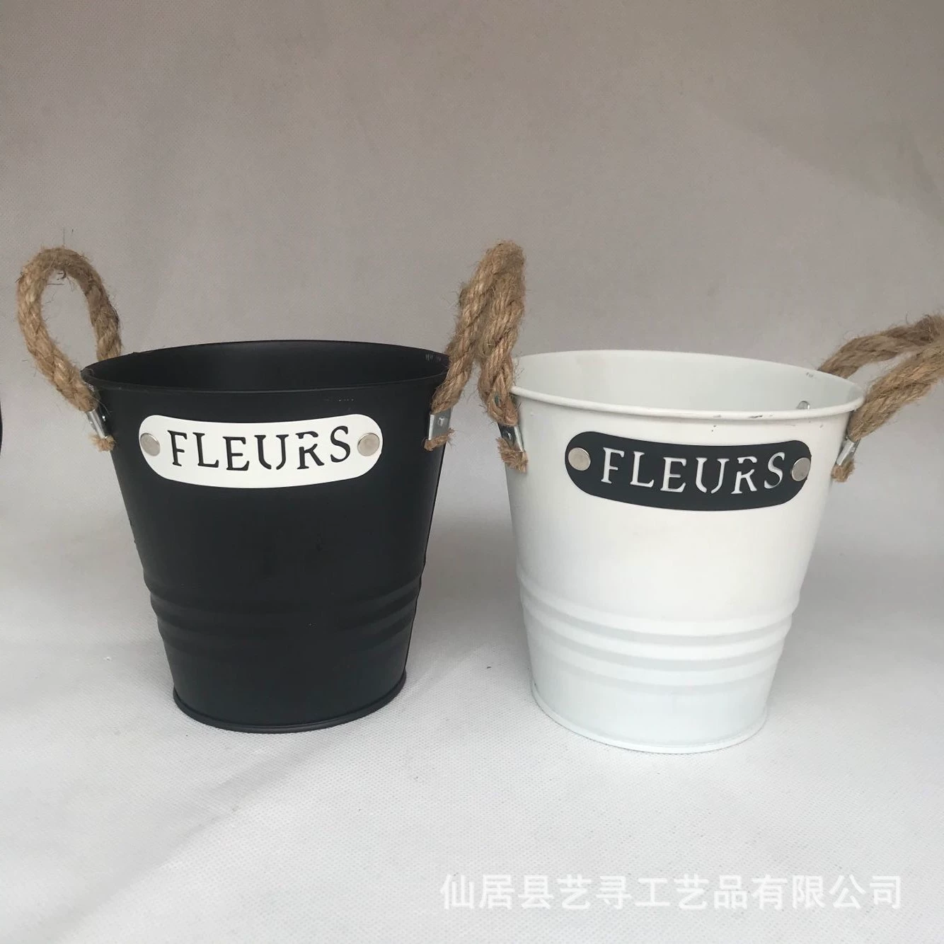 Европейский Стиль Железный цветочный горшок Цветочная композиция простой гвоздь железной пластины