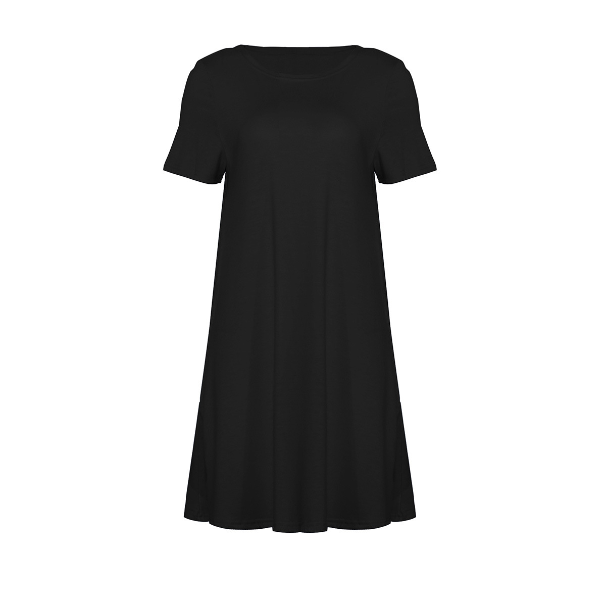 Women Clothing Summer Short Sleeve Pocket Dress 11 Women Clothing Summer Short Sleeve Pocket Dress