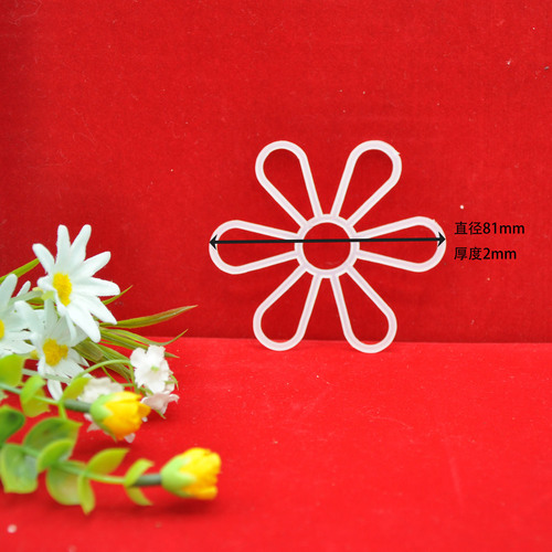 Hand-knitted hook bag DLY stereoscopic show plastic mesh board irregular plastic mesh hexagonal chrysanthemum plum blossom petal