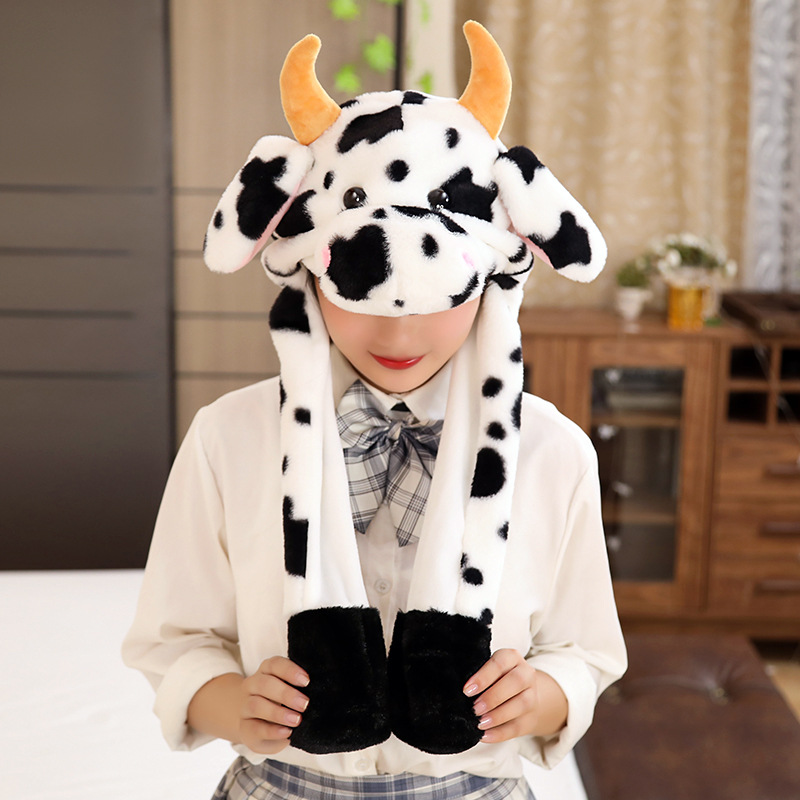 Children Unisex Cute Cows Beanie Hat display picture 3