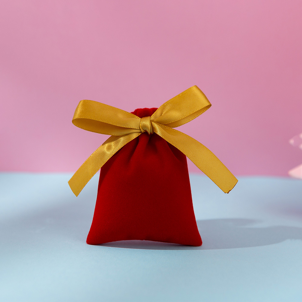 Bolsitas de terciopelo con cordón para joyas o regalos, personalizables con LOGO, ideales para empaques y obsequios