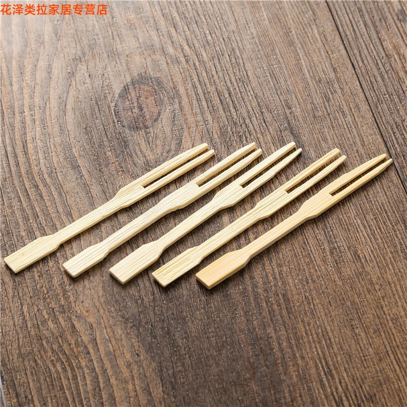 Fruta tenedor envío gratis fruta palo bambú madera desechable bambú creativo fruta palo hogar 1000 unids
