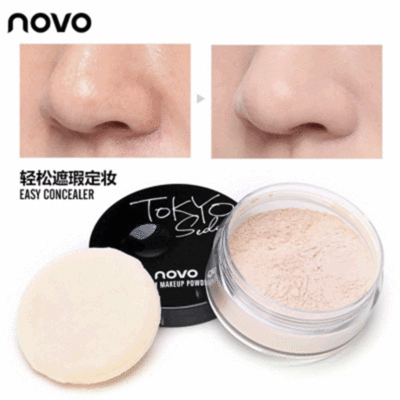 Cross border makeup NOVO371 mineral Skin-friendly Hold powder Oil control Promote skin colour Matte Loose powder Powder
