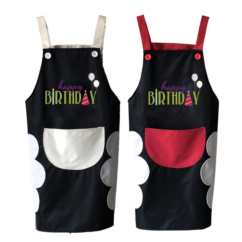 Delantal de mano borrable de las mujeres de moda lindo impermeable ropa de trabajo cintura estilo japonés cocina restaurante cocina Bata a prueba de aceite hombres