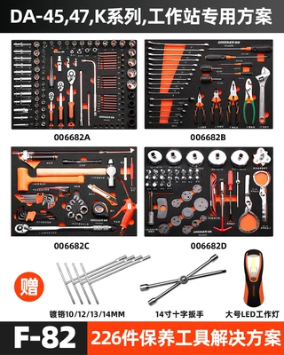 Socket Ratchet Wrench Combination: Mühərrik tənzimləmə alətləri - f82-226-quick-maintenance-tool-solution
