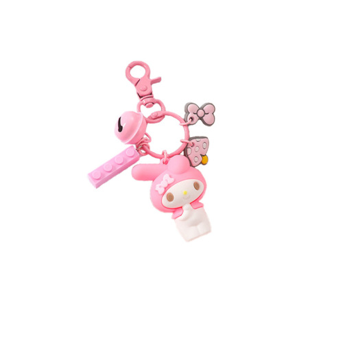 Cartoon Yulin dog key chain cute frog doll key chain car couple bag pendant small pendant wholesale