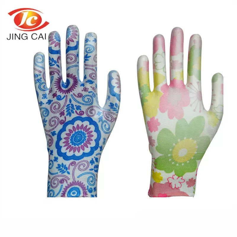 厂家销售13针彩色涤纶手套 工业化工防化手套 劳保用品手套