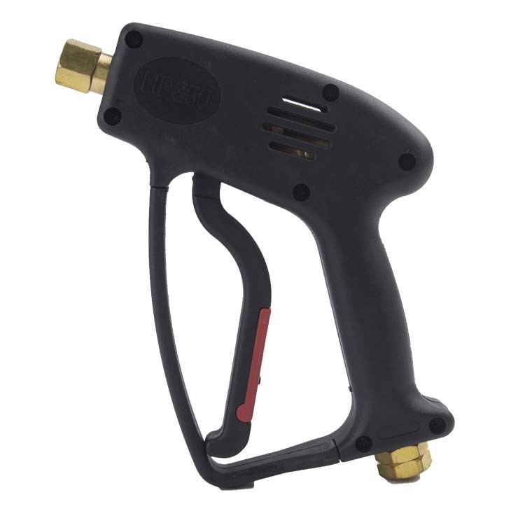 高压水枪5000PSI纯铜洗车水枪清洗机活接快插清洗枪批发