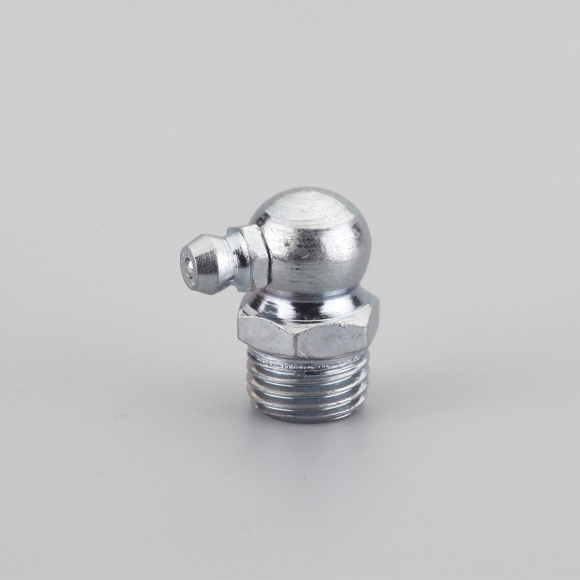 英制1/4-19"-90°BSP 铁镀锌弯油嘴