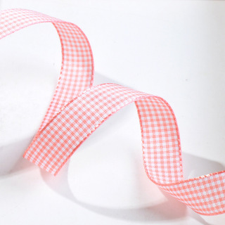Yao Ming Plaid cinta hecha a mano DIY cinta regalo material de embalaje 2,5 cm Plaid banda accesorios para el cabello material decorativo