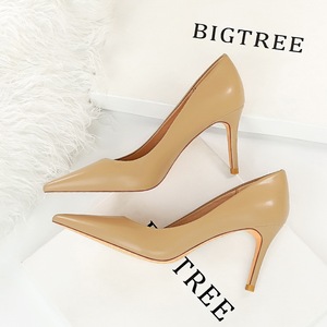 1829-A6 euramerican fashion contracted professional OL shoes high heel with shallow mouth pointed sexy thin women's sh