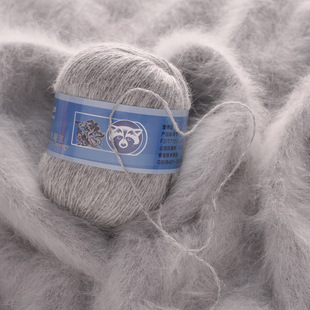 Заводская прямая продажа подлинная компиляция ручной работы Qiujia в грубых волосах с длинными волосами из норки бархата бархата с плетеной пряжей оптом