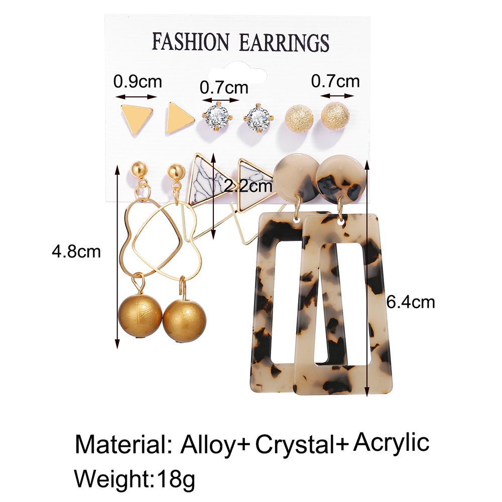 Style Simple Forme De Cœur Perle D'imitation Métal Placage Strass Des Boucles D'oreilles 1 Jeu display picture 2