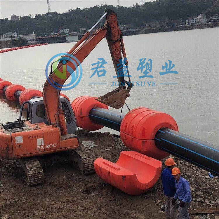 厂家供应管道浮体 疏浚浮体浮筒 PE管道浮体