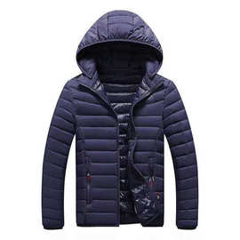 高档冬季新款男士连帽羽绒服 轻薄保暖羽绒外套 运动休闲羽绒服