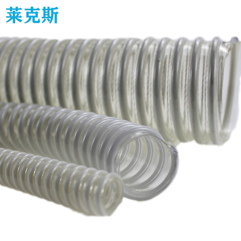 供应优质PVC塑料软管 PVC塑筋软管 PVC塑筋缠绕软管 PVC排水软管