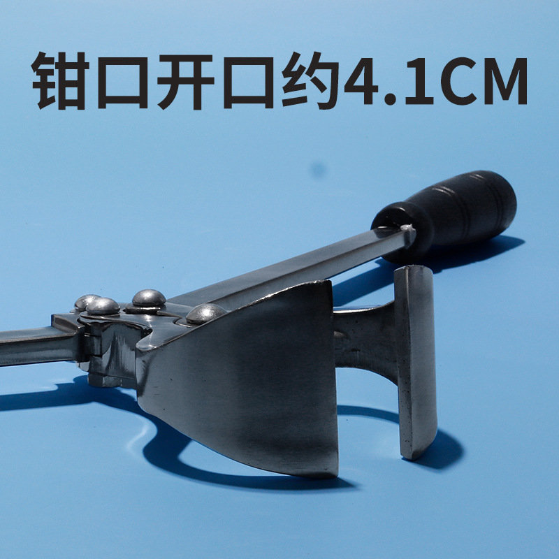 Ganado de acero inoxidable alicates castrantes sin sangre alicates de ganado castrante alicates de castrador de ganado alicates de huevo abrazadera equipo de cría