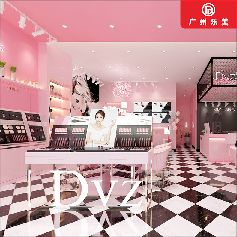 网红圣地木质烤漆岛柜口红双面架专柜款式多样颜色可选旗舰店现货