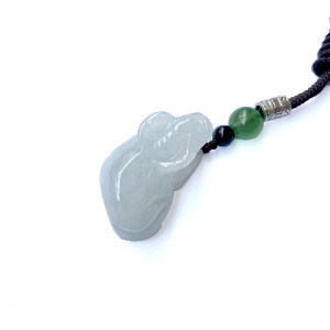 天然翡翠玉吊坠 缅甸a货生肖牛玉佩挂件四会玉器翡翠珠宝饰品批发