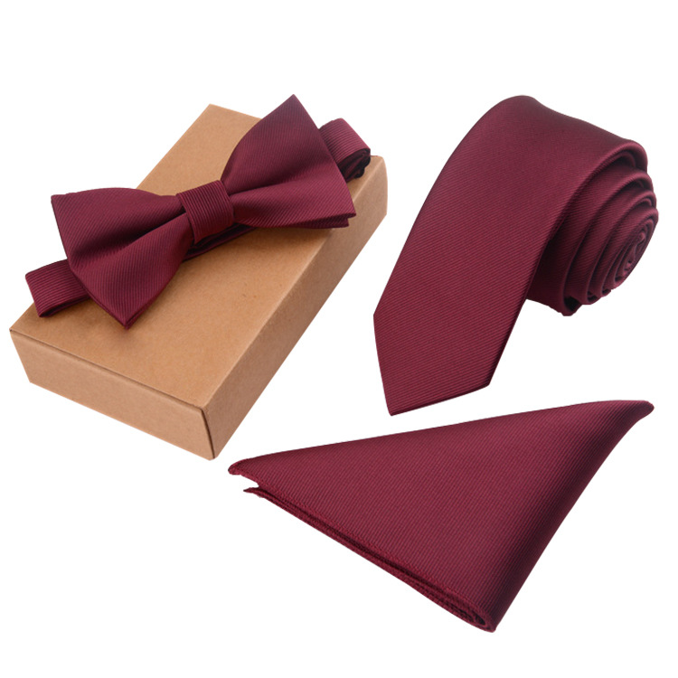 Nuovo set di cravatte da lavoro di vendita calda: sposo, testimone, papillon da presentatore, papillon da avvocato, papillon da ospite_voghion.com