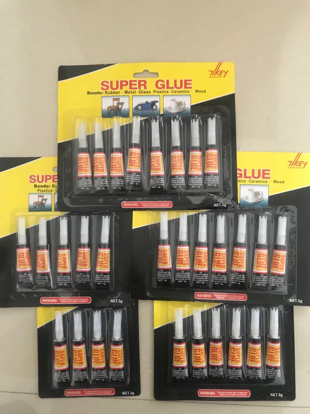 502强力瞬间胶4/5/6/7/8支卡1.5g3g环保胶摆地摊快干胶水厂家批发