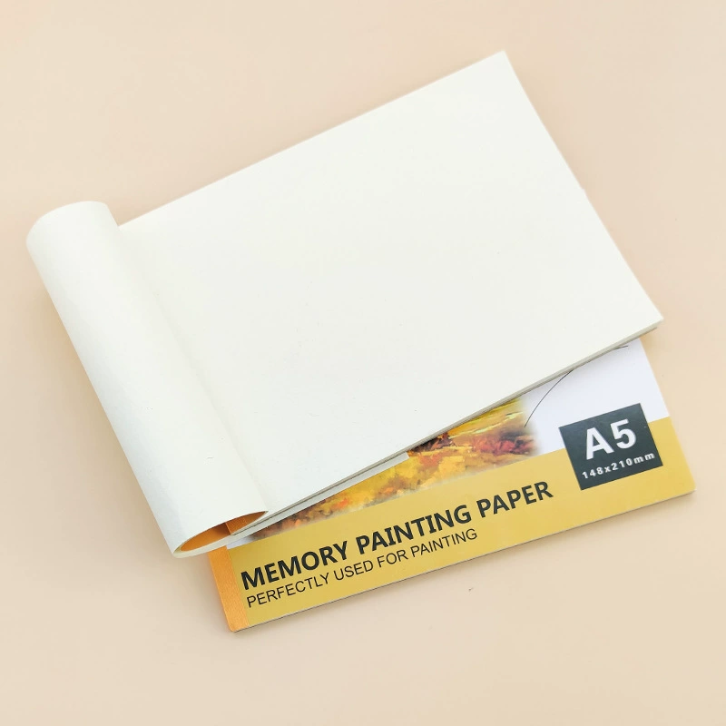 Бумажный набор для акварельной бумаги, 160 г/м², A5 (20,9×14,6 см), конверт-крышка, 24–30 листов