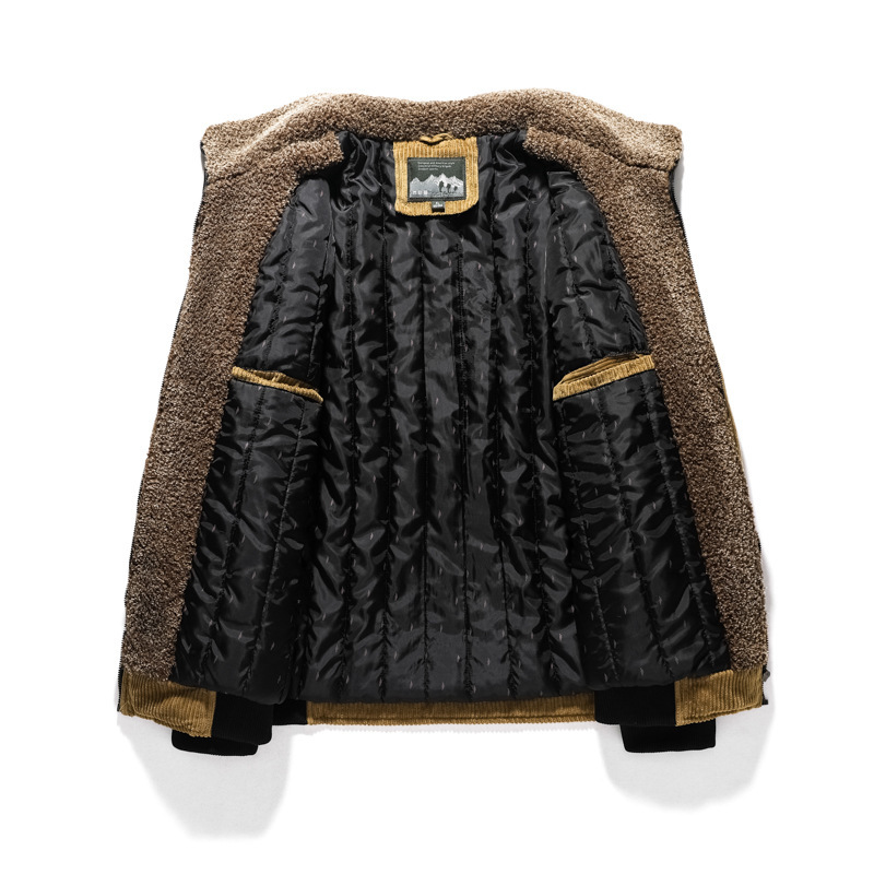 Abrigo de algodón acolchado para hombres nuevo abrigo de algodón acolchado cómodo y cálido abrigo de algodón acolchado transfronterizo más tamaño chaqueta de moda para hombres al por mayor