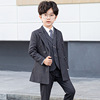 children Suit Boy Flower girl full dress boy Piano show handsome Blazer England wedding Korean Edition