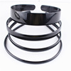 Fashionable glossy plastic headband suitable for men and women, hair accessory, hairgrip, suitable for import