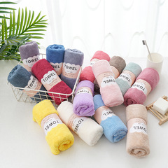 High-density coral velvet towel non-cotton towel gift waist seal towel ultra-soft water-absorbent beauty towel corporate welfare towel