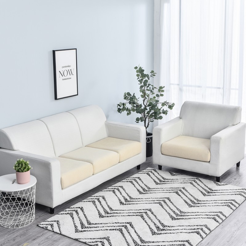 Nordischer Samt Sofaüberzug Elastisch Für Chaiselongue Bezug_voghion.com