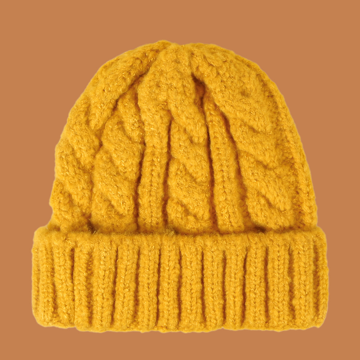 Linen Pattern Knitted Hat NSTQ30786