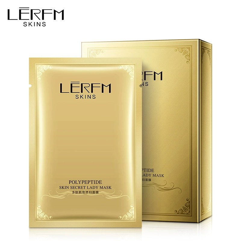 Lanny Fang Kepeptide, мышечная маска, коробка с 10 таблетками маски для ухода за нежной и гладкой кожей