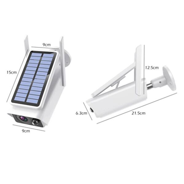 Wireless wifi solar rechargeable battery camera outdoor rainproof…