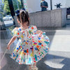 Skirt, dress, small princess costume, summer clothing, for 3-8 years old