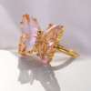 Crystal, brand ring, universal trend accessory, internet celebrity, city style