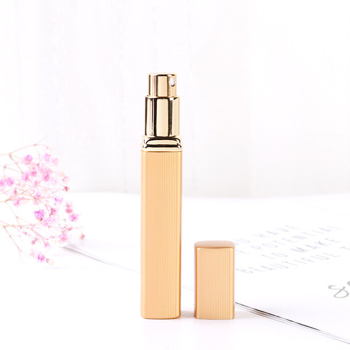 Square scented oil refill bottle, portable lipstick tube scented oil bottle, scented oil tube travel glass empty bottle, 12ml