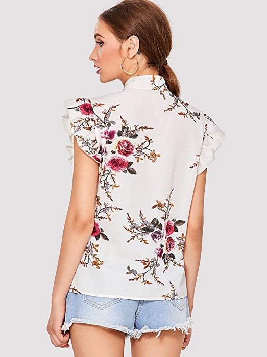 Chemisier en Mousseline de soie - Ref 3429312 Image 11