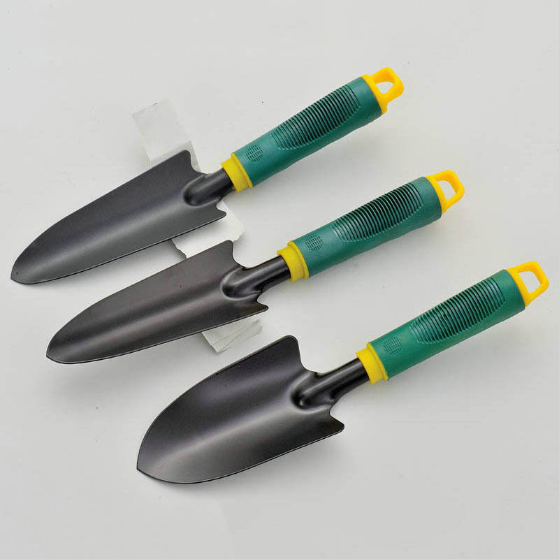 厂家直销 便捷园艺工具 塑料柄小铁铲耙子盆栽儿童迷你种植工具