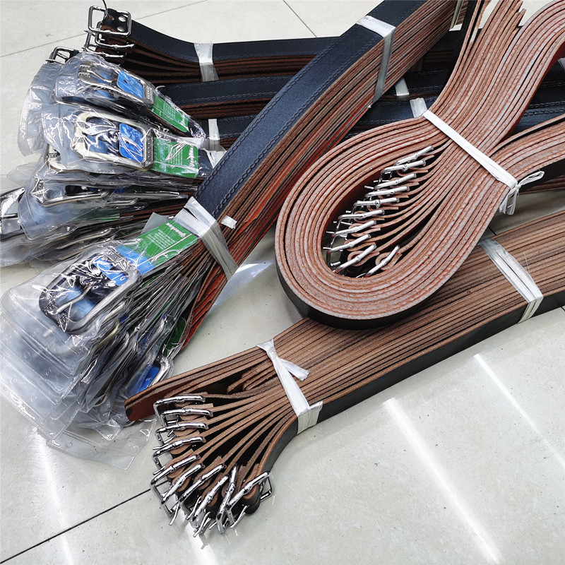 Best-selling men's genuine leather belts on the street, now knife-cut, single-piece pigskin belt, pin buckle belt, manufacturer ready stock wholesale