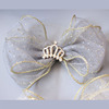 Children's hair stick, hair accessory, cute hairgrip for princess with bow, Korean style