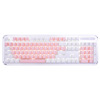 Mechanical game console, fuchsia keyboard, 104 keys