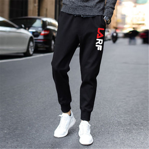 Chic Brand Men's Korean Style Youth Tapered Long Pants with Ankle Cuffs Loose Sports Pants Summer New Men's Casual Pants