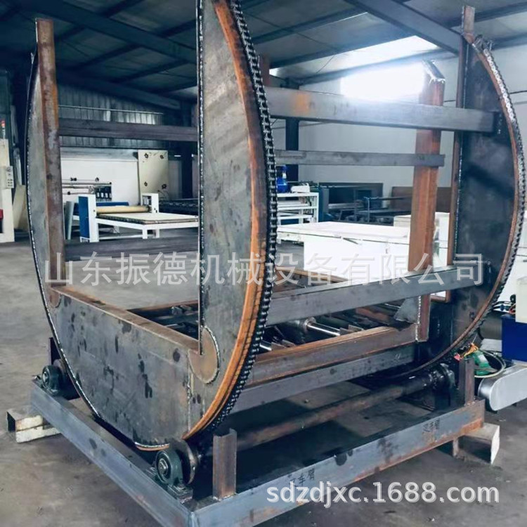 振德180度液压翻板机图片 供应3吨全自动翻板机 木工翻板机厂家