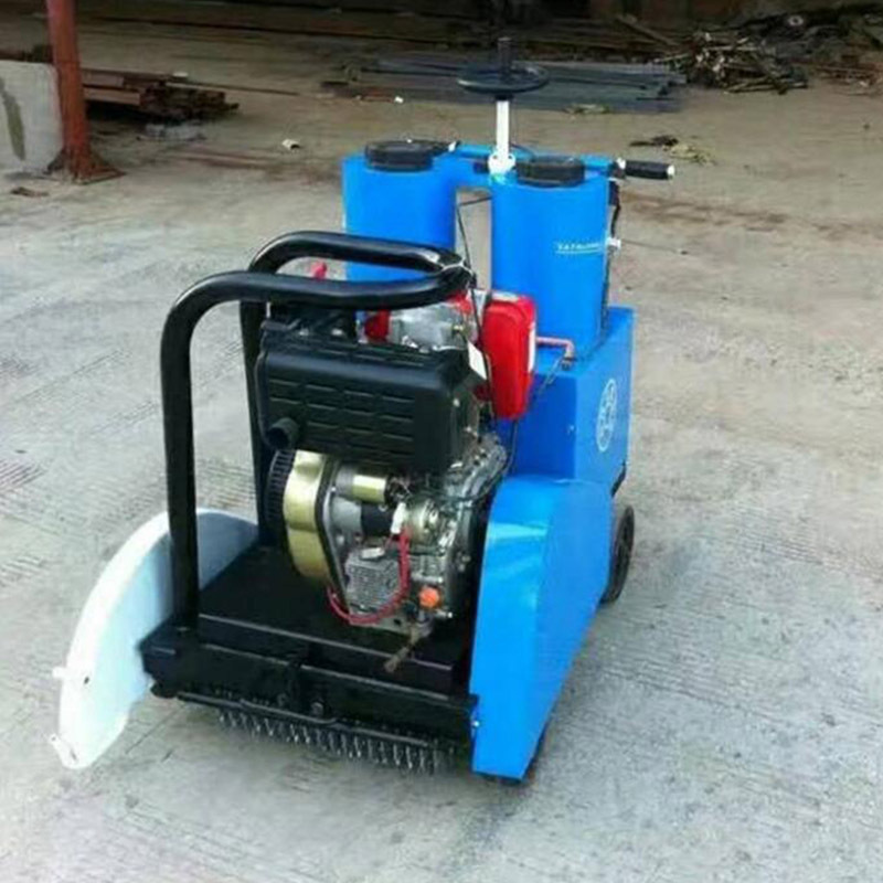 电动马路刻纹机 自动行走式高速路面切纹机 路面刻纹机