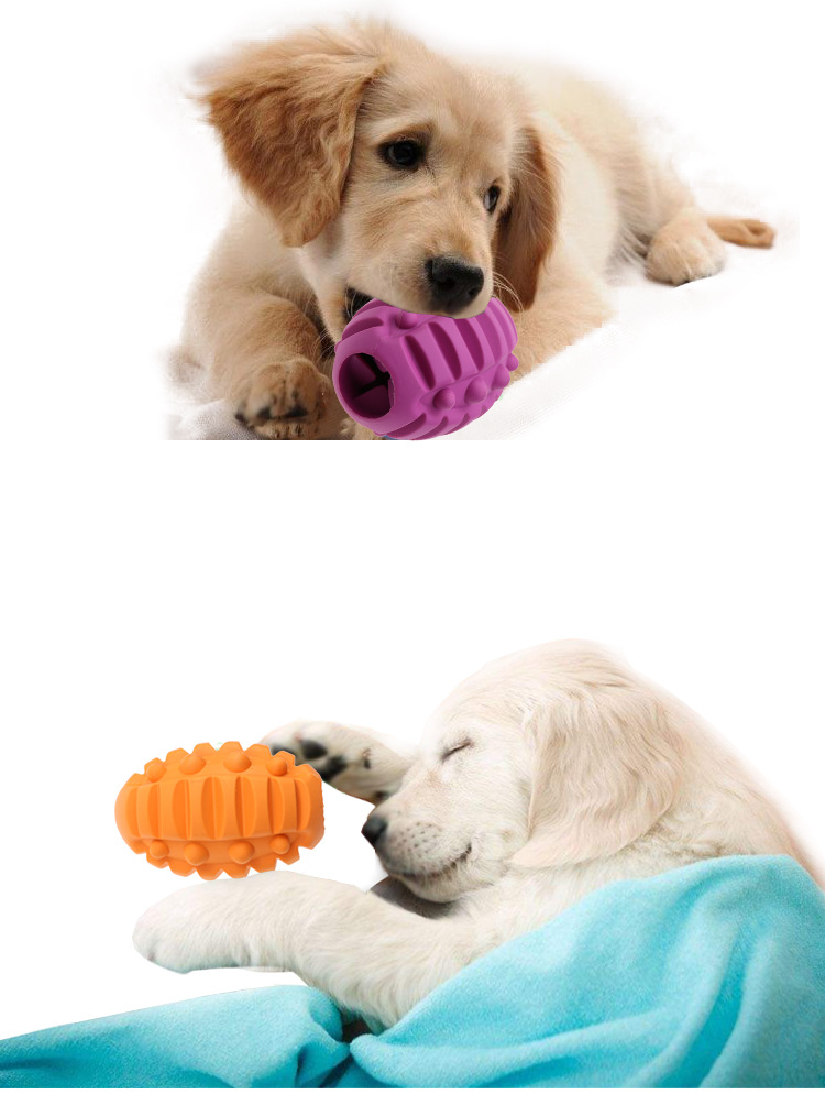 宠物玩具2020新款 橡胶狗咬玩具球 训狗磨牙耐咬发声狗狗玩具批发