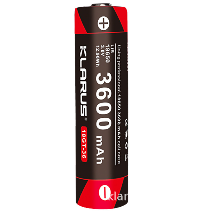 KLARUS凯瑞兹高性能18650锂电池充电电池特斯拉同款电芯3600毫安