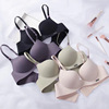 Silk push up bra, wireless bra, underwear, french style