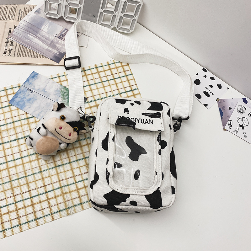 Moda Coreana Nueva Creativa Linda Muñeca Transparente Bolsa De Mensajero Bolsa De Lona Suave Al Por Mayor display picture 55