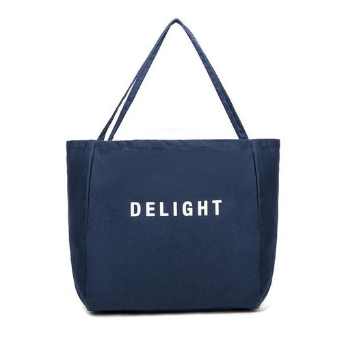 Deicygirl homemade new summer single shoulder large capacity letter canvas bag candy color fashion canvas bag trend